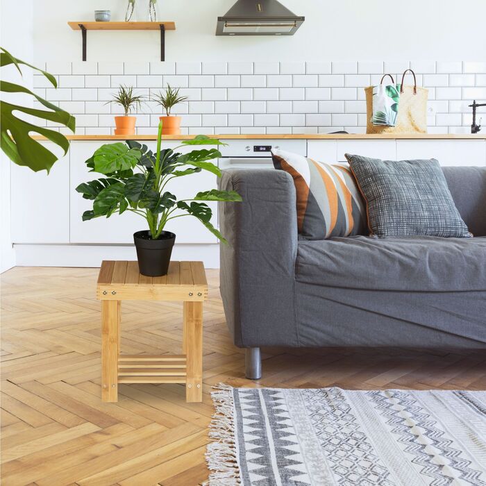 Відпочивальний бамбуковий підніжок для ніг Relaxdays