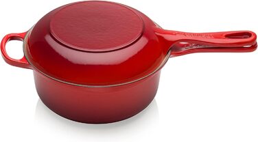 Le Creuset Marmitout: каструля-термос з чавуну, 2.3 л, Ø 22 см, вишневий (25044220902460)
