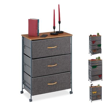 Шафа-тумбочка Relaxdays на колесах