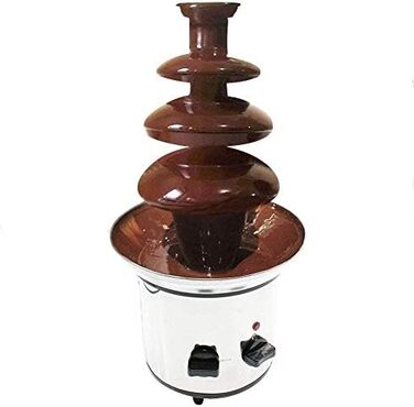 Шоколадний фонтан YUNRUX 4-ярусний, професійний, з нержавіючою сталею, 170W, 220V
