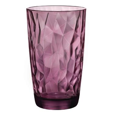 Склянка для лонгдрінка Bormioli Rocco Diamond 470 мл блакитна, набір 6 шт.