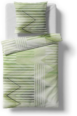Атласна постільна білизна Bed Art S Bundaberg зелений см (1 підодіяльник 240 х 220 см 2 наволочки 80 х)