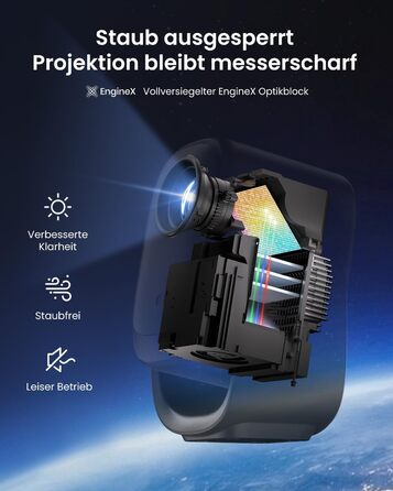 Dangbei N2 mini Smart проєктор: 1080P Full HD, Wi-Fi, Bluetooth, Dolby Sound, Автофокус, для домашнього кінотеатру