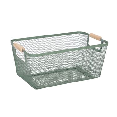 Кошик Relaxdays з дерев’яними ручками