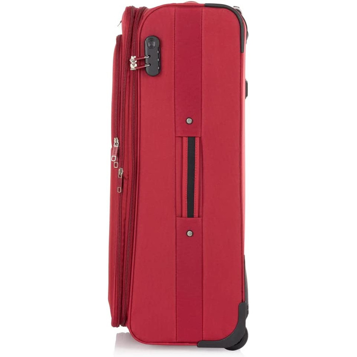 Великий чемодан Ochnik / м'який чохол / Матеріал Ньон / Колір / проріз для зубів / розмір / розміри 7446,531,5 см Місткість 108 Висока якість (Червоний, L)