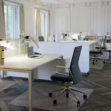 Прозора захисна підкладка під крісло Floordirekt PRO для твердих підлог, 75×120 см