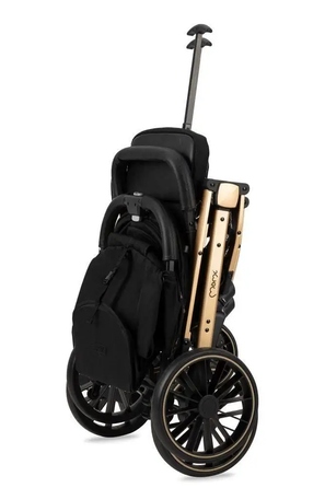 Дитячий прогулянковий візок MoMi Estelle Dakar, чорний, до 22 кг, з аксесуарами