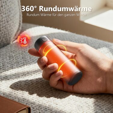 Електричні грілки для рук EXTSUD 2 шт. 5000mAh, USB Powerbank, 3 режими нагріву, для кемпінгу, гольфу, подарунок