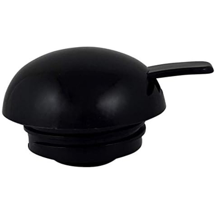 Термос Helios Top Push, 1 літр, чорний (пластикова ізоляція)