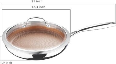 Набір сковорідок MasterPRO GIRO (20+24 см) з антипригарним покриттям ILAG, 3-шарове, індукційне, для духовки, без PFAS/PFOA/PTFE, з нержавіючою ручкою