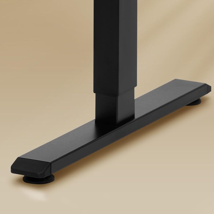 Підставка для столу WOLTU, електрична, регульована висота та ширина, 4 пам'яті, USB-порт, чорна