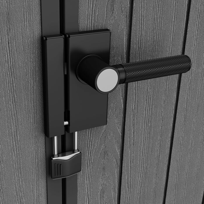 Сарай садовий Keter Darwin 4x4 м², сірий - пластиковий, з вентиляцією та дверима для інструментів 25x184x205 см