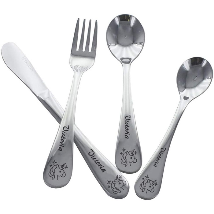 Дитячий набір посуду Kinderbesteck з гравіюванням 