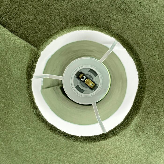 Лампа настільна Relaxdays з абажуром з оксамиту