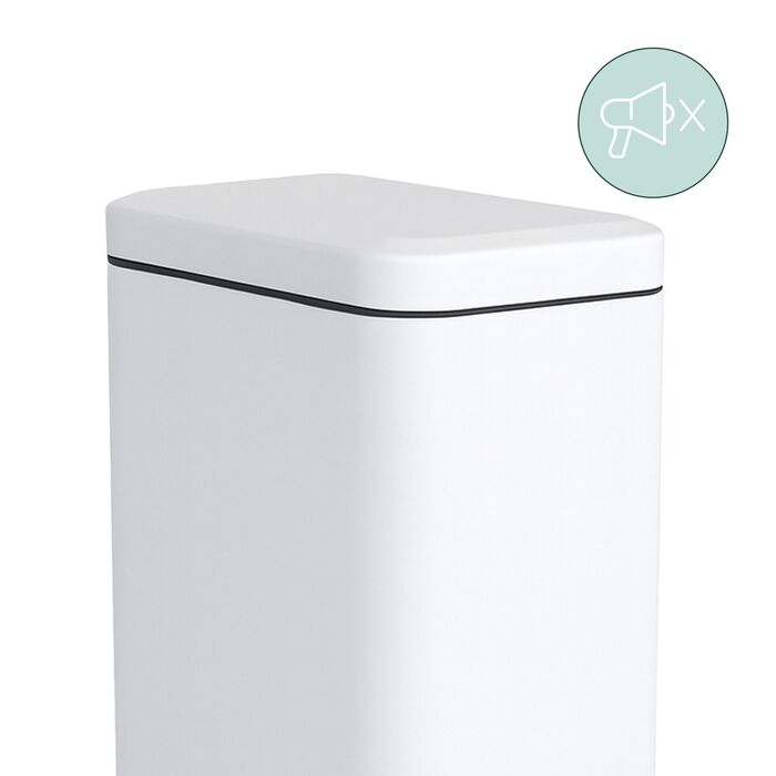 Відро для сміття Relaxdays 5 л з м'яким закриттям