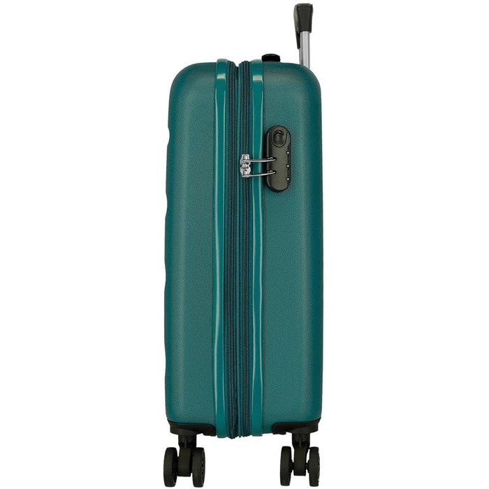 Чохол-валіза Roll Road Flex з ABS-пластику, бокове замкове закриття, 4 подвійні колеса, ручна валіза, практичний внутрішній простір з одним відділенням (Khaki)