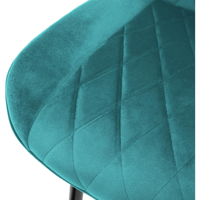 Крісла для обідньої зони ML-Design, темно-зелені, з підлокітниками та спинкою, комплект 2 шт.