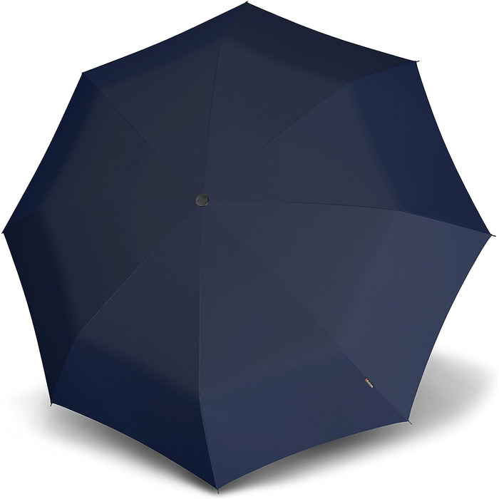 Кишенькова парасолька Knirps T.400 Duomatic Uni автоматичний з відкритим закриттям штормостійкий вітрозахисний темно-синій