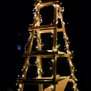 Світлодіодна гірлянда hellum Cluster 7,38 м, 370 LED, тепле біле світло, з таймером, для вулиці та приміщень, електрична, для ялинки, з кабелем