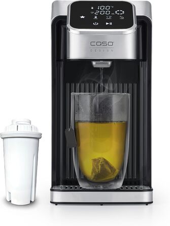 CASO HW 770 Advanced: Диспенсер гарячої води з фільтром, 13 температурних режимів (40-100°C), функція пам'яті, економія енергії до 50%