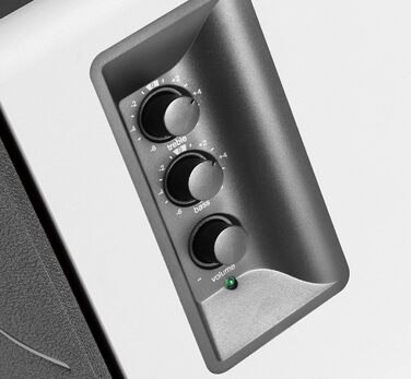 Edifier R1280T - Активні реглістрові колонки, пара. 2.0 система для ПК, студійні монітори. 42 Вт RMS, коричневий. Без Bluetooth та цифрових входів