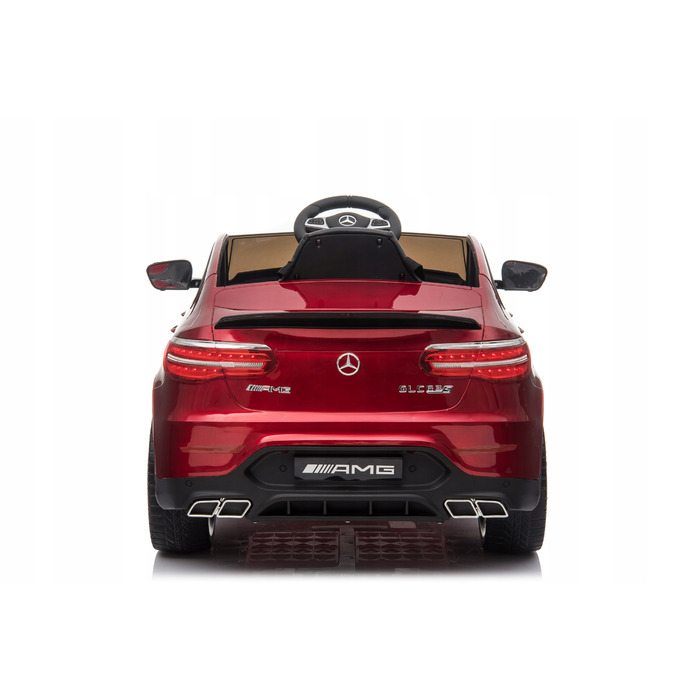 Дитячий електромобіль Mercedes GLC 63S (4x4, 180 Вт) — бордовий, глянцевий лак