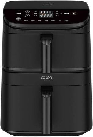 Фритюрниця повітряна COSORI Turbo Tower Chef Edition 10.8L, 2630W, чорна