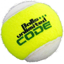 Куля. тенісний м'яч зеленого кольору з необмеженим кодом, тренувальні м'ячі без тиску-мішечки по 60 шт. -жовтий / білий