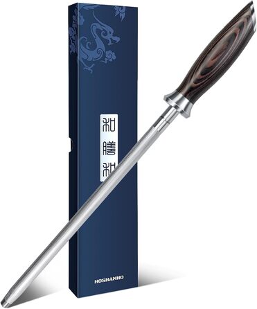 Набір кухонних ножів HOSHANHO: професійний шеф-ніж з нержавіючої сталі, 25 см, ергономічна ручка, подарункова коробка
