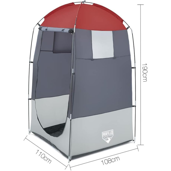 Душова кабіна Bestway Pavillo™ Station Port, 110x110x190 см