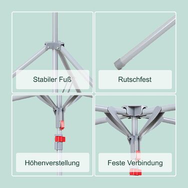 Підставка для білизни Relaxdays, розкладна