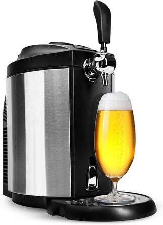 Система розливу пива Clatronic BZ 3740 з охолодженням, 5 літрів, з LED-дисплеєм та 3 CO2 балончиками