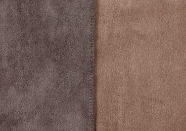 Ковдра Ibena Dublin для колін 100x150 см - дитяче ковдру світло-коричневого кольору для еспрессо, затишне ковдру з бавовняної суміші, приємно тепле і затишне, відмінної якості 100x150 см для еспрессо / світло-коричневого кольору