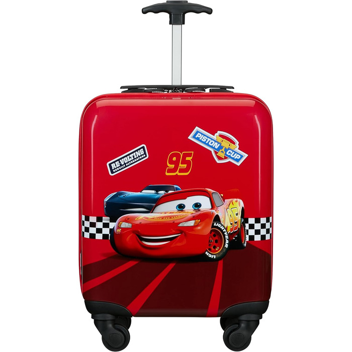 Дитяча валіза Samsonite Spinner XS 23,5 л 33x20x45 см з машинками червона