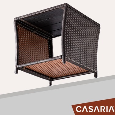 Столик з поліротанга Vedis Brown 45x45x40см
