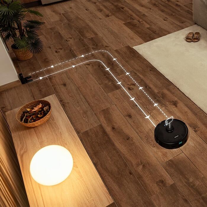 Робот-пилосос Cecotec Conga M50 з лазерною навігацією, 20000 Pa, акумулятор 4500 mAh, силіконова щітка для тварин, площа прибирання до 180 м²