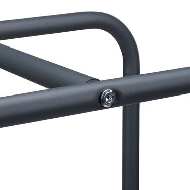 Стильна металева полиця для дров Relaxdays