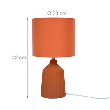 Лампа настільна Relaxdays з керамічною основою