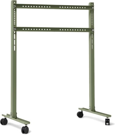 Підставка для телевізора на колесах, 40-70 дюймів | Мобільна підставка для ТВ | Сірий/Mossy Green