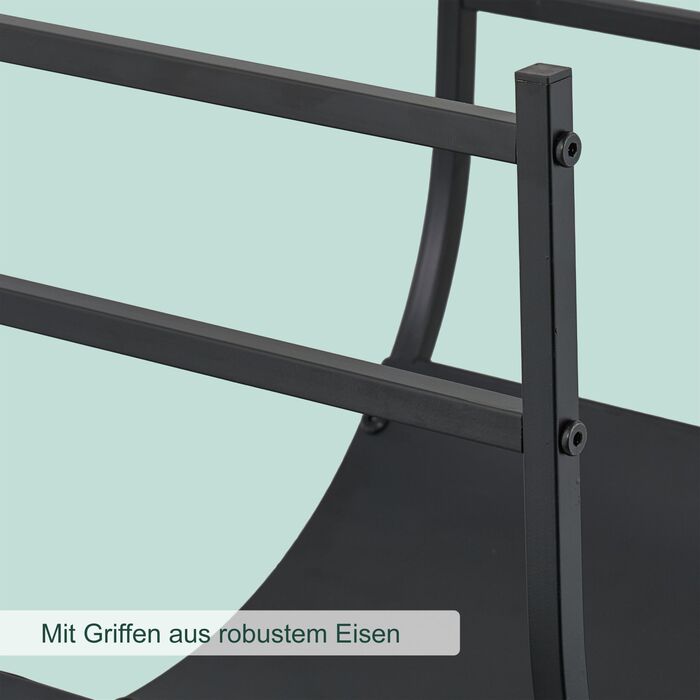 Сучасна полиця для дров Relaxdays U-подібної форми