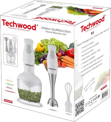 Блендер Techwood TMS-8360 3-в-1, білий