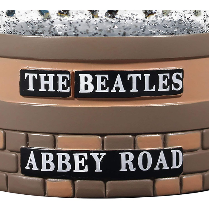 Снежинка з Half Moon Bay Abbey Road, The Beatles: куля-сніжинка для дорослих, смішний декор на Новий рік, музичний подарунок, блакитний колір