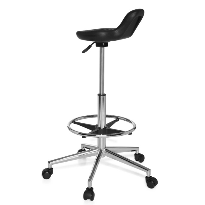 Офісне крісло TOP WORK 03 чорного кольору hjh OFFICE