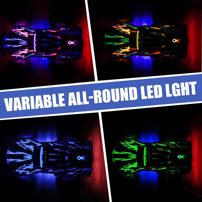 Радіокерований позашляховик Monstertruck 1:18, 22 км/год, для хлопчиків 5-12 років - іграшка та подарунок