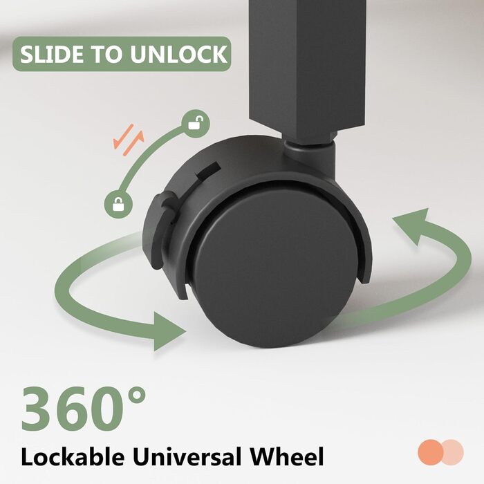 Нічний столик з бездротовою зарядкою, 2 розетки AC та 2 USB-порти, 3 шухляди, коліщатка, вінтажний дизайн, чорно-коричневий (для вітальні, спальні)