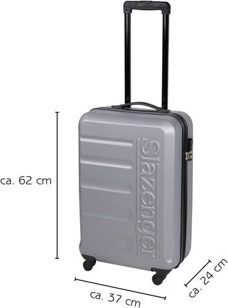 Набір валіз Slazenger - Набір дорожніх валіз із 3 предметів Набір валіз (3 предмети, сірий)