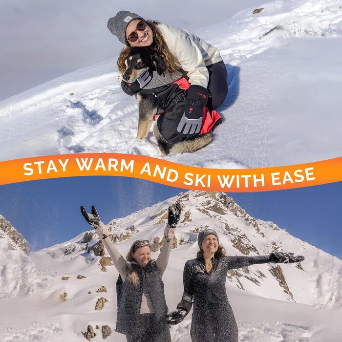 Обогревні рукавиці SAVIOR HEAT для чоловіків та жінок, акумуляторні, для катання на лижах, сноуборді, мотоциклі, прогулянках та походах