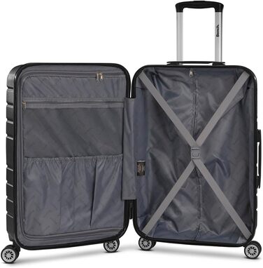 Набір валіз Bench Hartgepäck Seattle 3 шт. | Чорний колір | ABS, 4 колеса, TSA-замок | Розмір M (69 см)