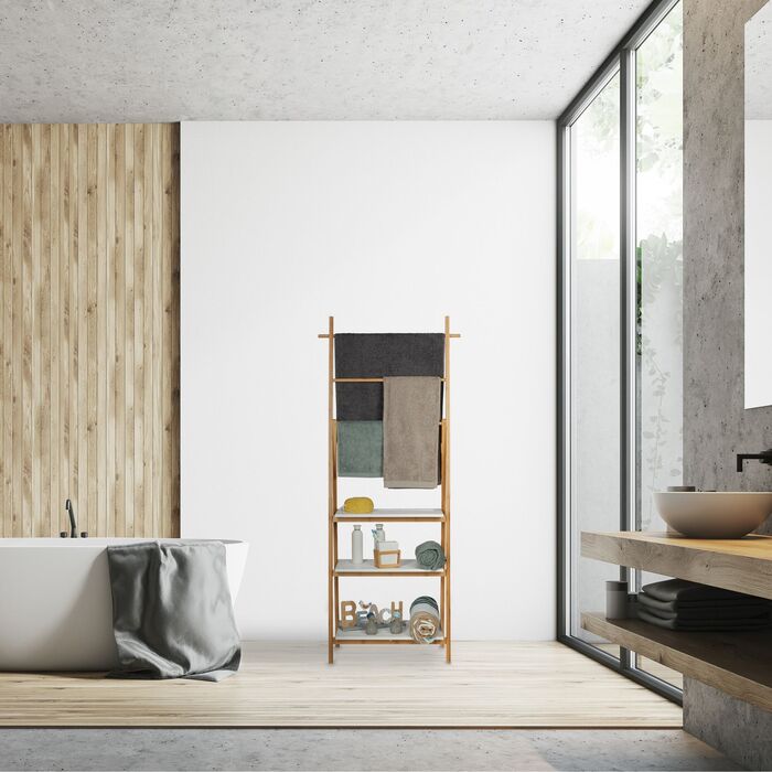 Поличка для рушників Relaxdays з бамбука