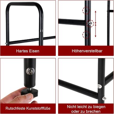 Стеляж для шин на 8 шин, 107 x 46 x 117 см, 2 яруси, регулювання висоти, вантажопідйомність 180 кг, з захисними чохлами для гаража, підвалу, майстерні, 1 шт.